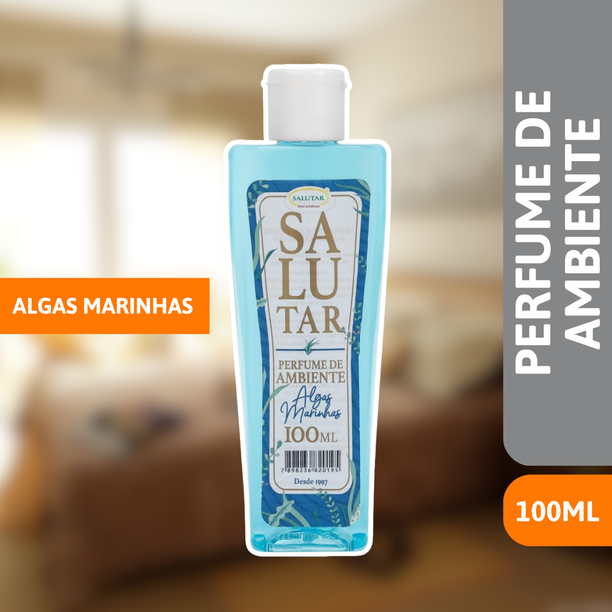 Perfume De Ambiente Algas Marinhas 100ml - SALUTA - Imagem 2