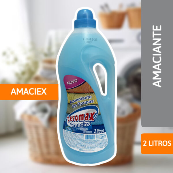 Amaciante De Roupas Amaciex 2L - DESOMAX - Imagem 2