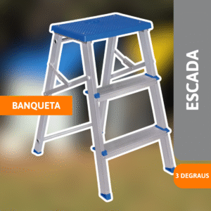 Escada Banqueta Alumínio - MOR