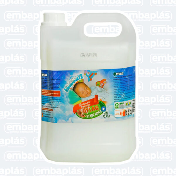 Amaciante De Roupas Branco 5L - AYLAG