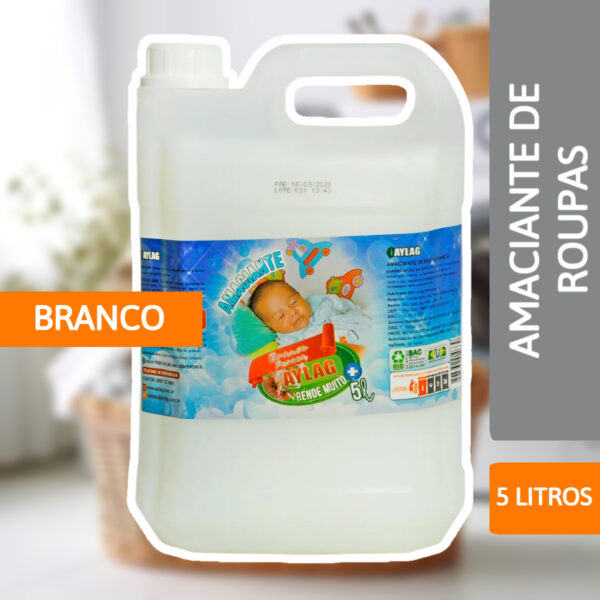 Amaciante De Roupas Branco 5L - AYLAG - Imagem 2