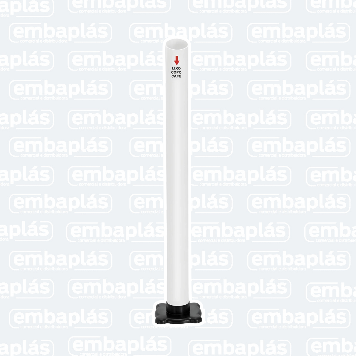 Dispensador 1 Tubo Café Branco - JSN
