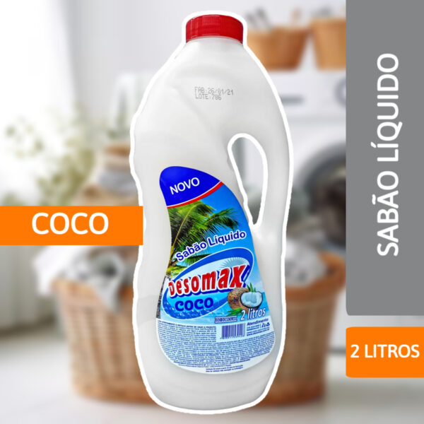 Sabão De Coco 2L - DESOMAX - Imagem 2