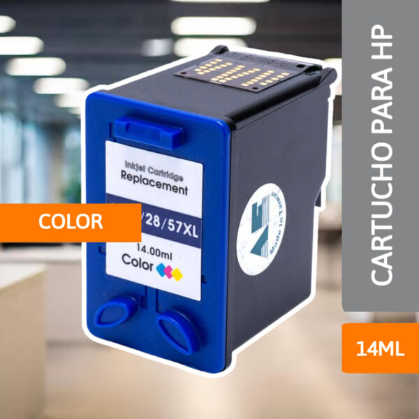 Cartucho Para HP 22/28/57 Color - MASTERPRINT - Imagem 2