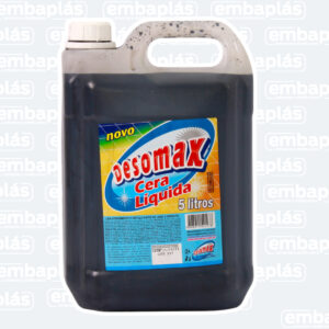 Cera Líquida Auto Brilho Preto 5L - DESOMAX