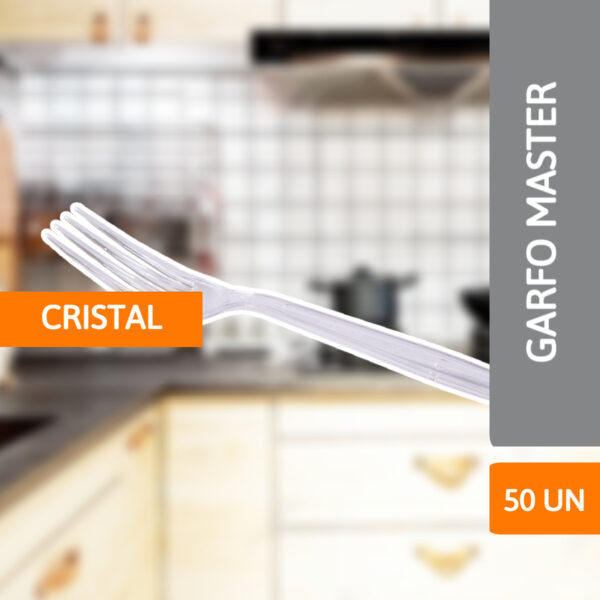 Garfo Master Cristal 50 Un - PRAFESTA - Imagem 2