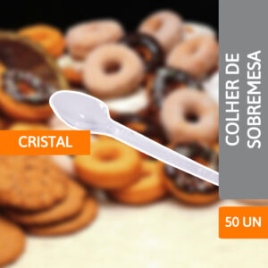 Colher De Sobremesa Cristal 50 Un - PRAFESTA