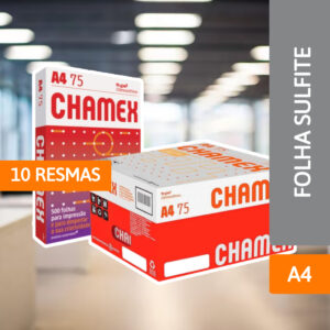 Papel Sulfite A4 C/ 10 Resmas - CHAMEX