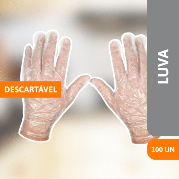 Luva Descartável Pacote C/ 100 Un - VOLK - Imagem 2