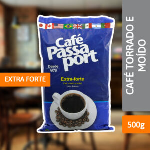 Café Torrado e Moído Extra Forte 500g - PASSAPORT