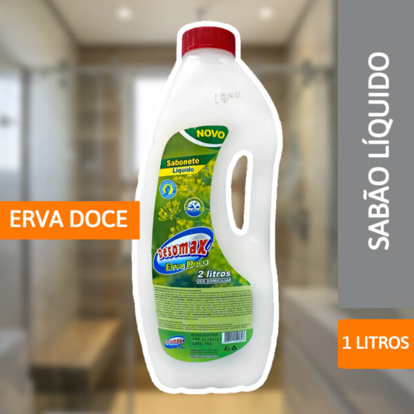 Sabonete Líquido Erva Doce 2L - DESOMAX - Imagem 2