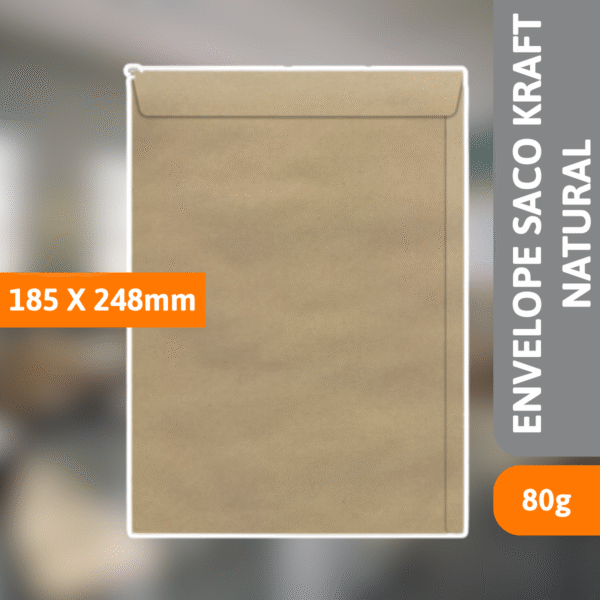 Envelope Saco KN 185X248 80g C/ 250 Un - SCRITY - Imagem 2