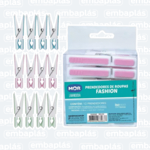 Prendedor Emborrachado Fashion C/12 Un - MOR