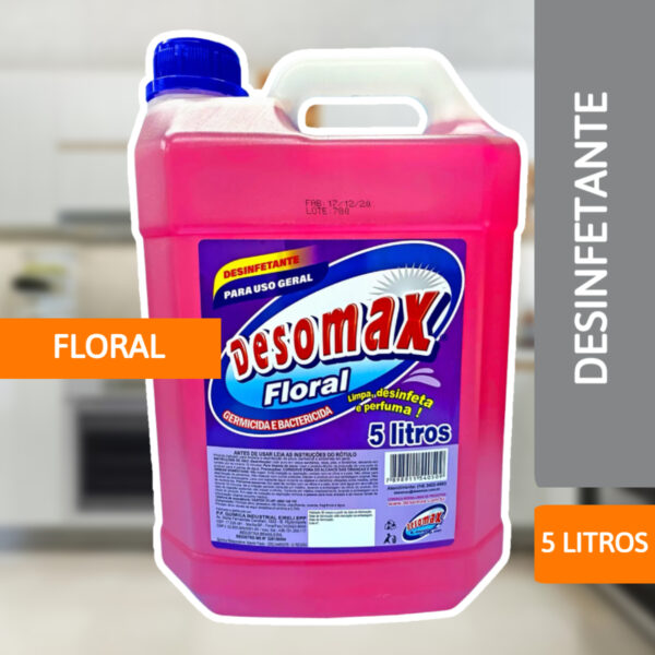 Desinfetante Floral 5L - DESOMAX - Imagem 2