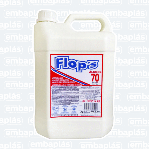 Álcool 70% 5L Flop´s - TANGARA