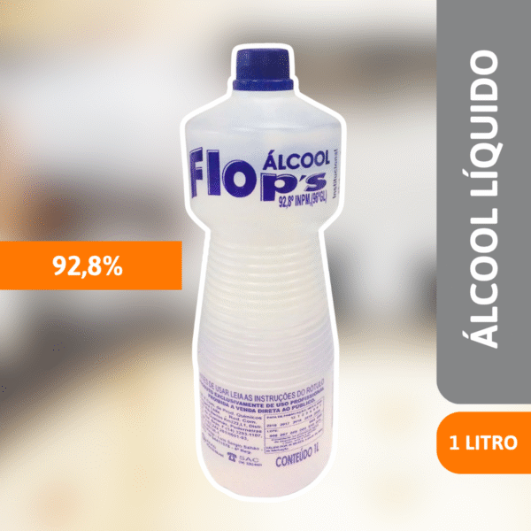 Álcool 92,8% 1L Flop´s - TANGARA - Imagem 2