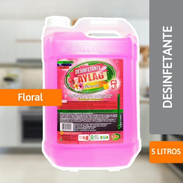 Desinfetante Floral 5L - AYLAG - Imagem 2
