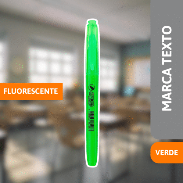 Marca Texto Fluorescente Verde - BRW - Imagem 2