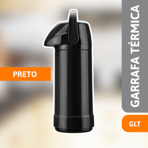 Garrafa Térmica Glt Pressão 1L Preta - INVICTA