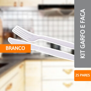 Kit Garfo E Faca Master Com 25 Kits - PRAFESTA