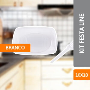 Kit Festa Line 10 X 10 Branco - PRAFESTA