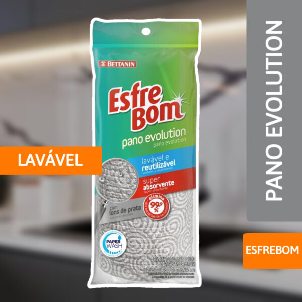 Pano Evolution Rolo C/ 52 Unidades Esfrebom - BETTANIN - Imagem 2