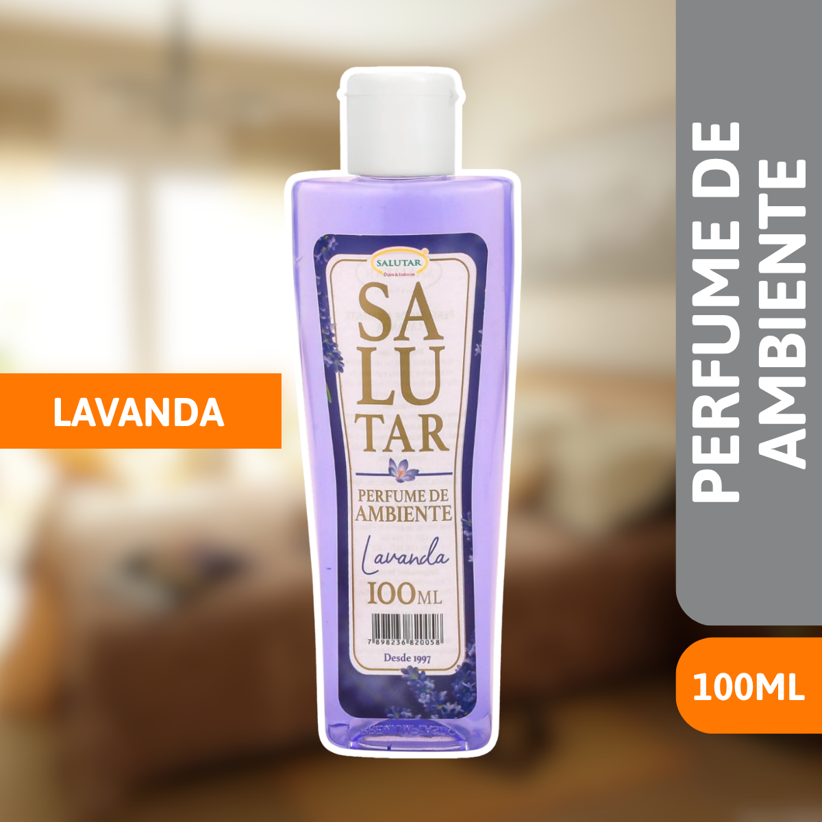 Perfume De Ambiente Lavanda 100ml - SALUTAR - Imagem 2
