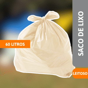 Saco De Lixo 60 Litros C/ 10 Un - PLASTJAL