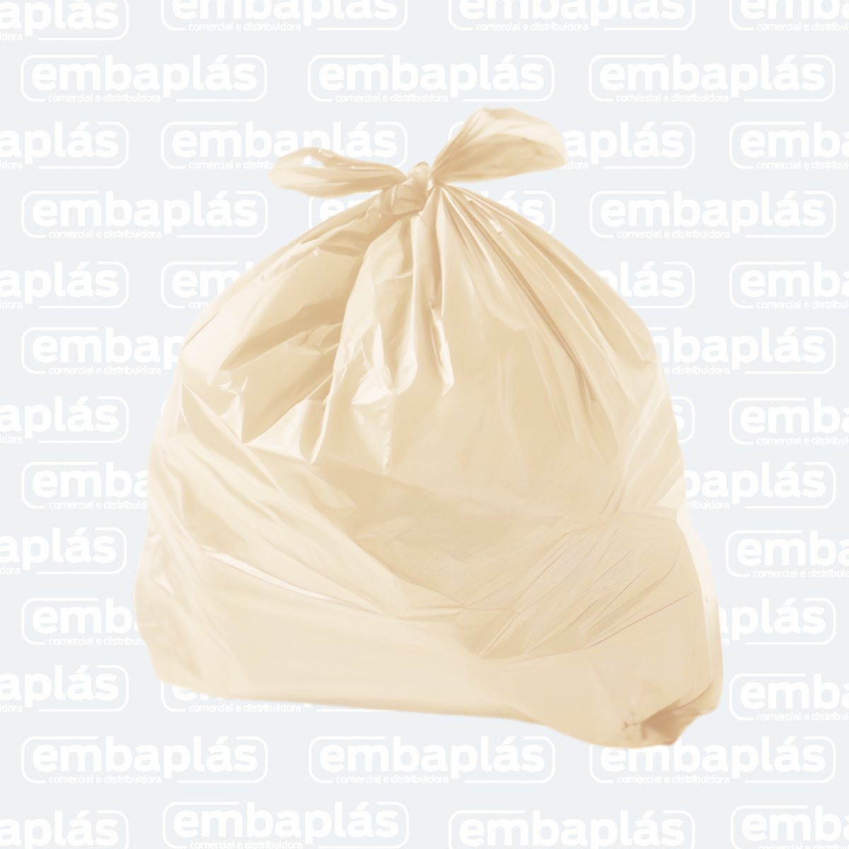 Saco De Lixo 100 Litros C/ 100 Un Leitoso - PLASTJAL