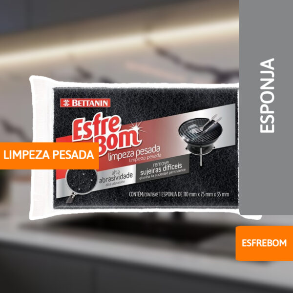 Esponja Esfrebom Limpeza Pesada - BETTANIN - Imagem 2