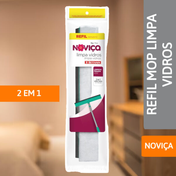 Refil Mop Limpa Vidro Noviça - BETTANIN - Imagem 2