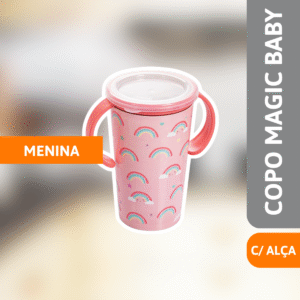 Copo Magic Baby Menina C/ Alça - PLASÚTIL