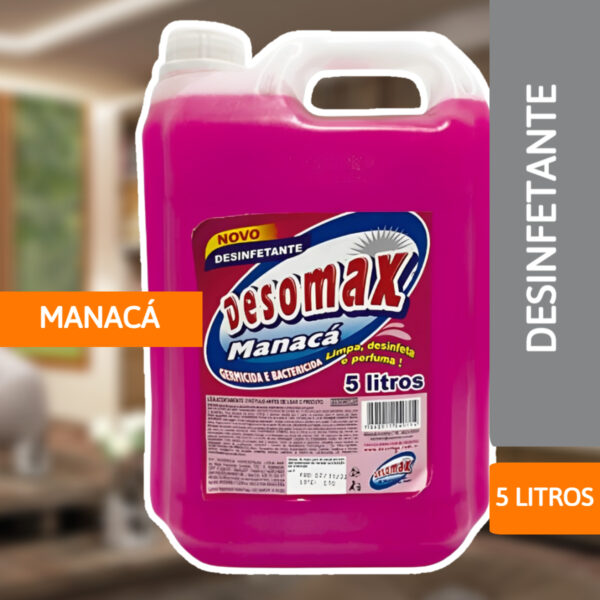 Desinfetante Manacá 5L - DESOMAX - Imagem 2