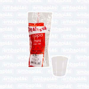 Copo Mini 25ML Pct C/ 10 Un - PRAFESTA
