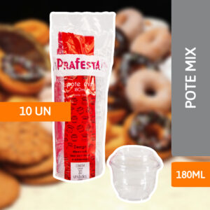 Pote Mix 180ML Pct C/10 Un - PRAFESTA