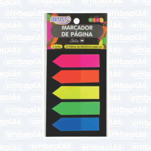 Marcador De Páginas Seta 12X44mm Neon - BRW