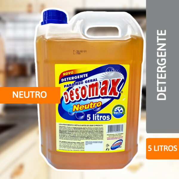 Detergente Neutro 5L - DESOMAX - Imagem 2