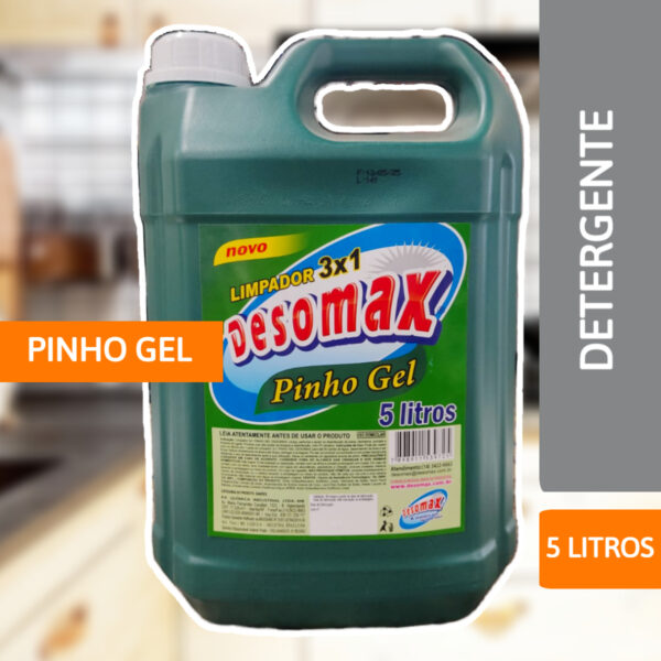 Detergente Pinho Gel 5L - DESOMAX - Imagem 2