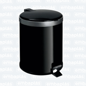 Lixeira Com Pedal 5 Litros Preta - VIEL