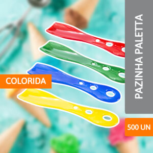 Pazinha Paletta Colorida C/500 Un - PRAFESTA