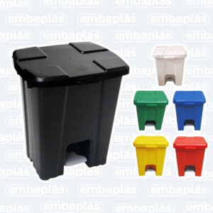 Lixeira Quadrada C/ Pedal 25 Litros - JSN