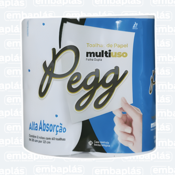 Papel Toalha Pegg C/2 Bobinas - FAMILIAR