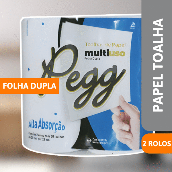 Papel Toalha Pegg C/2 Bobinas - FAMILIAR - Imagem 2