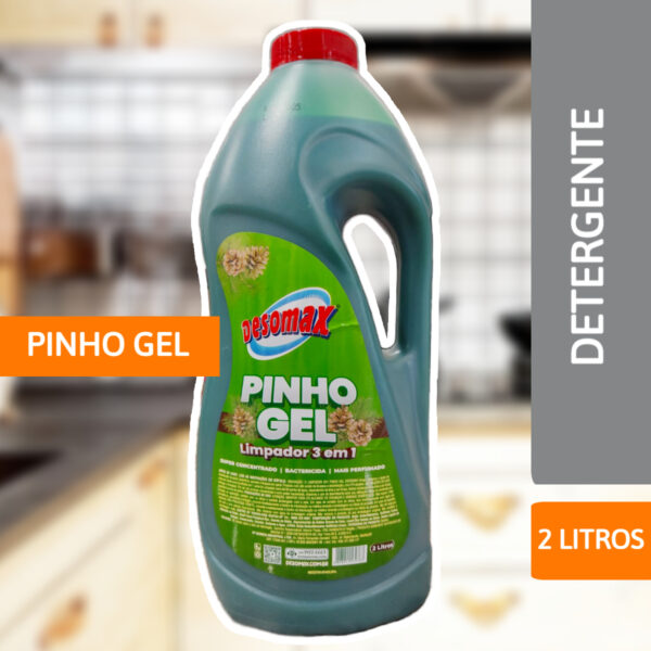 Detergente Pinho Gel 2L - DESOMAX - Imagem 2