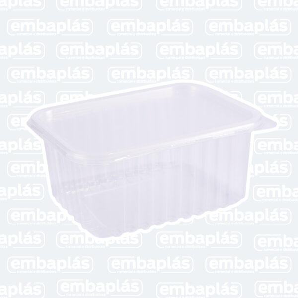 Pote Retangular 1500ML C/10 Un - PRAFESTA