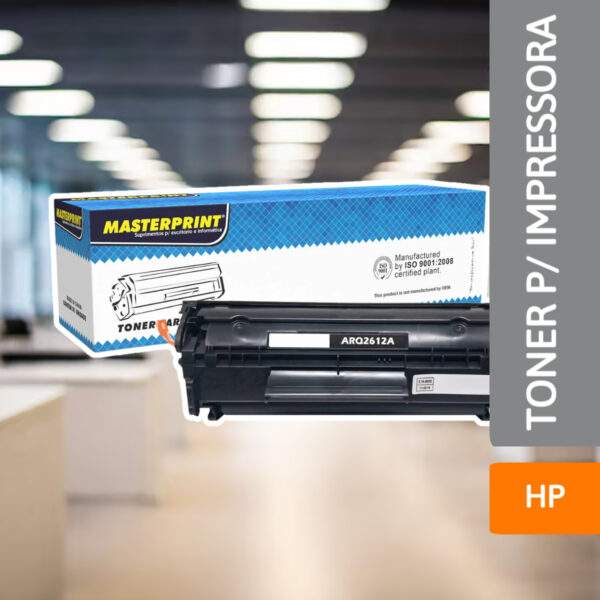 Toner P/ Impressora HP Q2612A - MASTERPRINT - Imagem 2