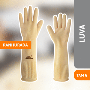 Luva Ranhurada Tamanho G - VOLK