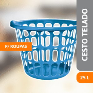 Cesto Telado P/ Roupas 25 Litros - ARQPLAST