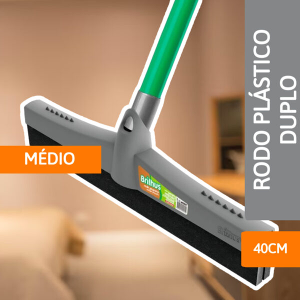 Rodo Plástico Duplo Brilhus 40CM - BETTANIN - Imagem 2
