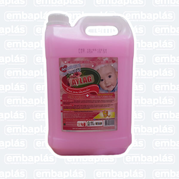 Amaciante De Roupas Rosa 5L - AYLAG